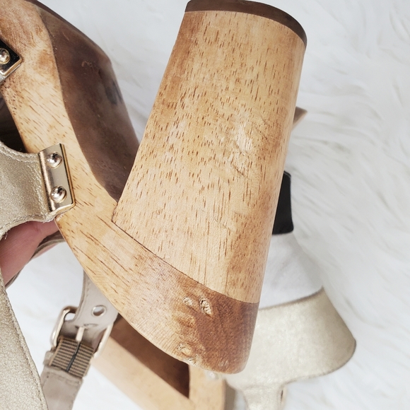 Trina Turk | Pasadena Wooden Block Heels - Picture 9 of 13